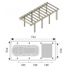 Abri à voitures (Carport) Amrun 2