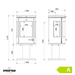 Poêle à bois MORSØ 7948